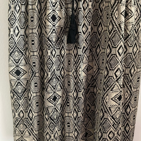 Lucky Brand Jersey Tank Dress XL Geo Aztec Boho - Picture 6 of 15